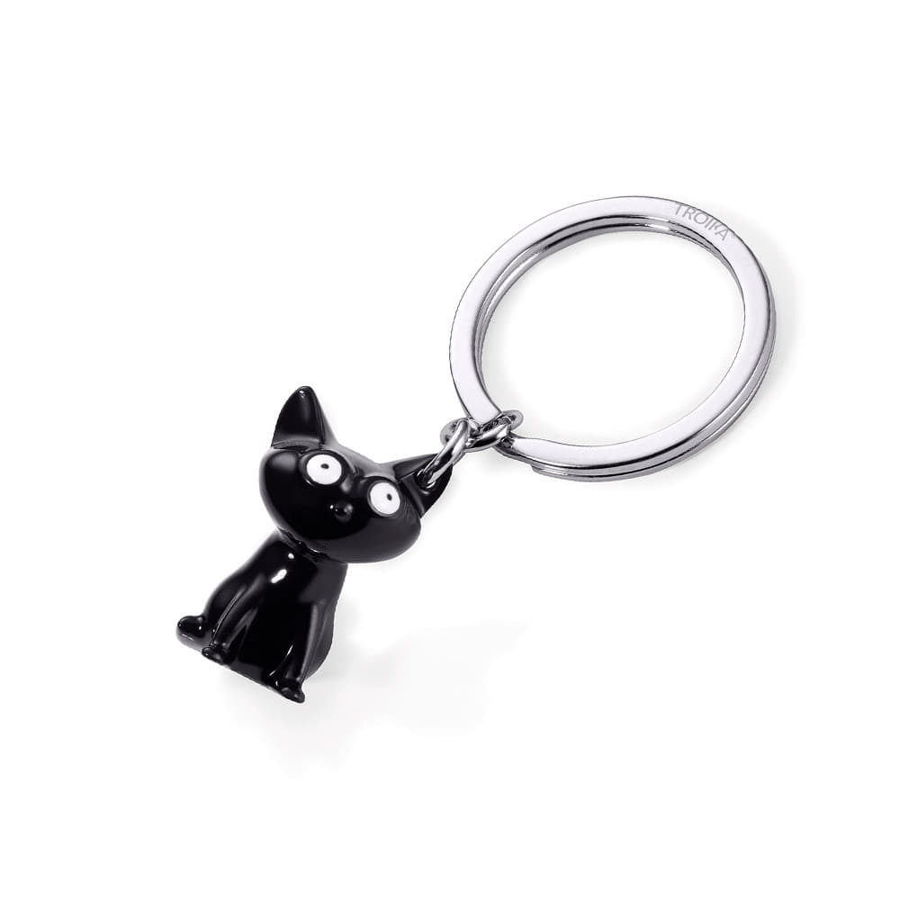[TROIKA] FELIX 고양이 키홀더 블랙 KR16-22/BK / 열쇠고리